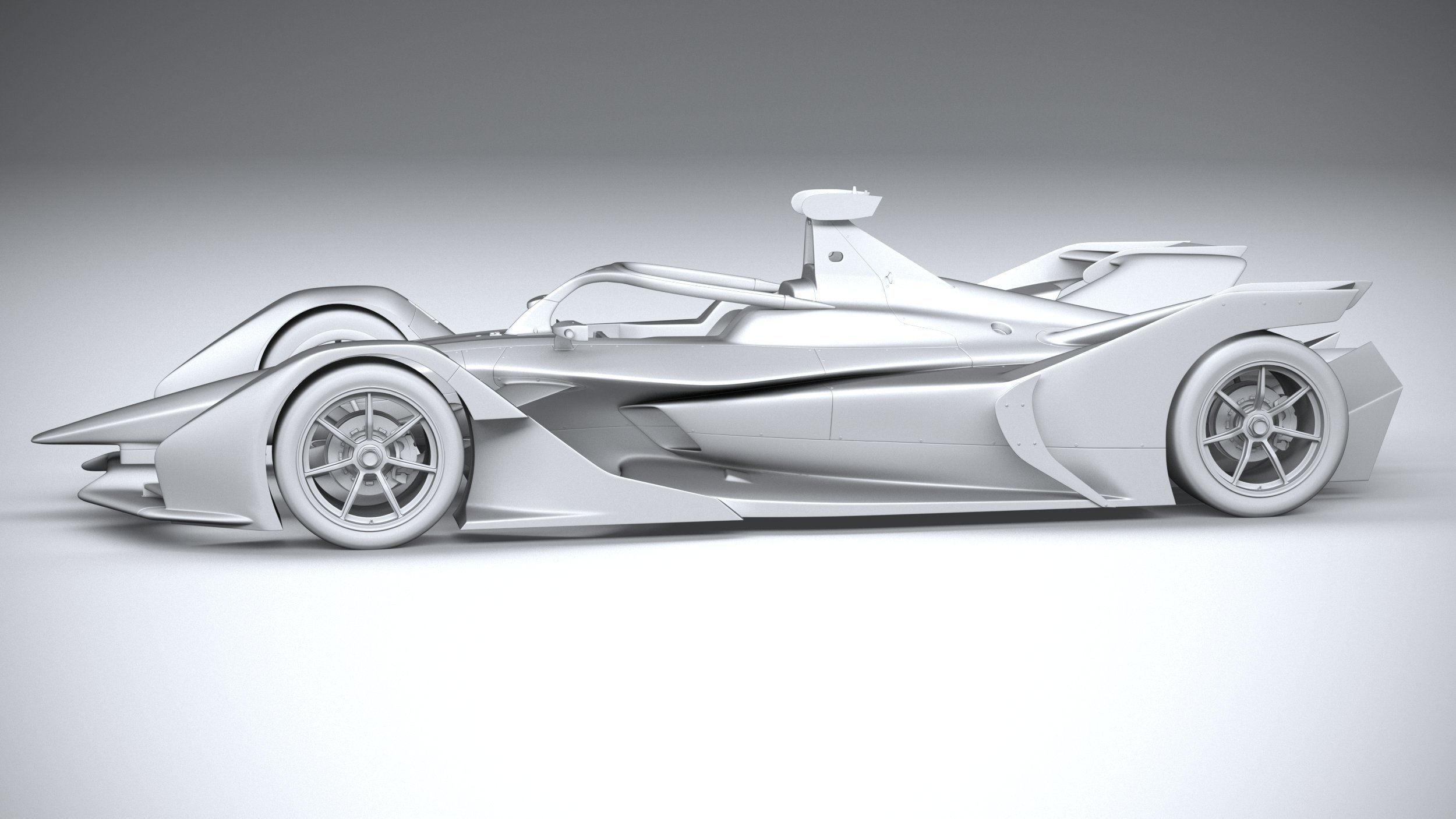 Formula E DS 2021 3D model_22