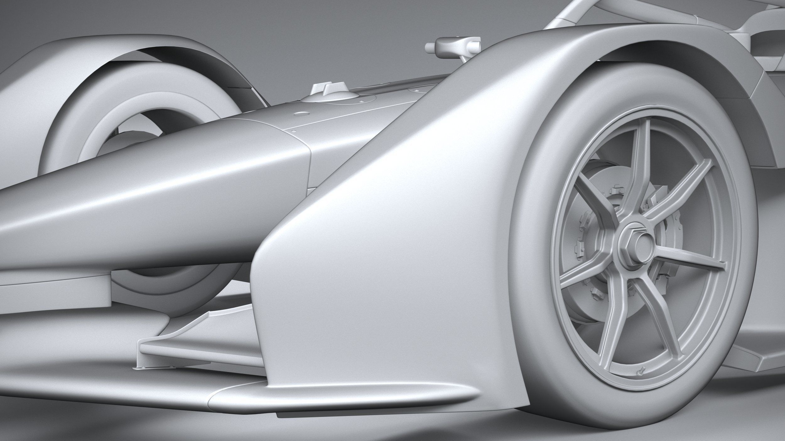 Formula E DS 2021 3D model_23