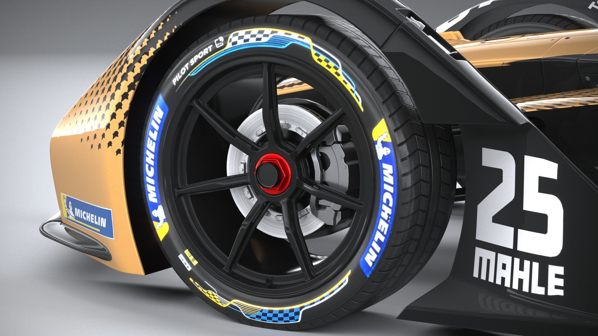 Formula E DS 2021 3D model_16