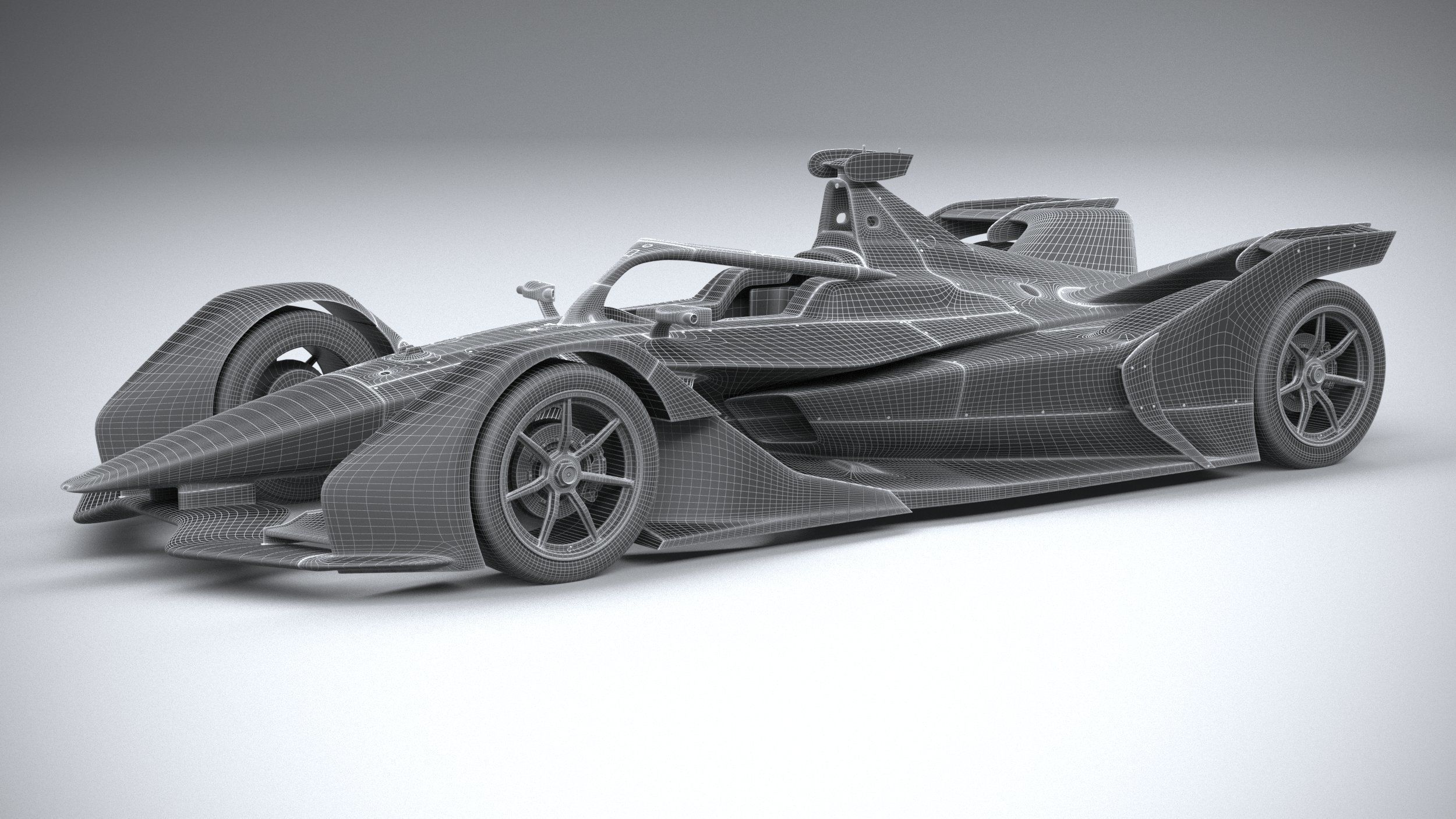 Formula E DS 2021 3D model_26