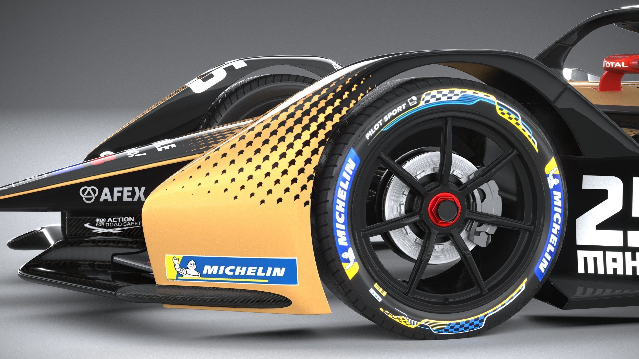 Formula E DS 2021 3D model_3