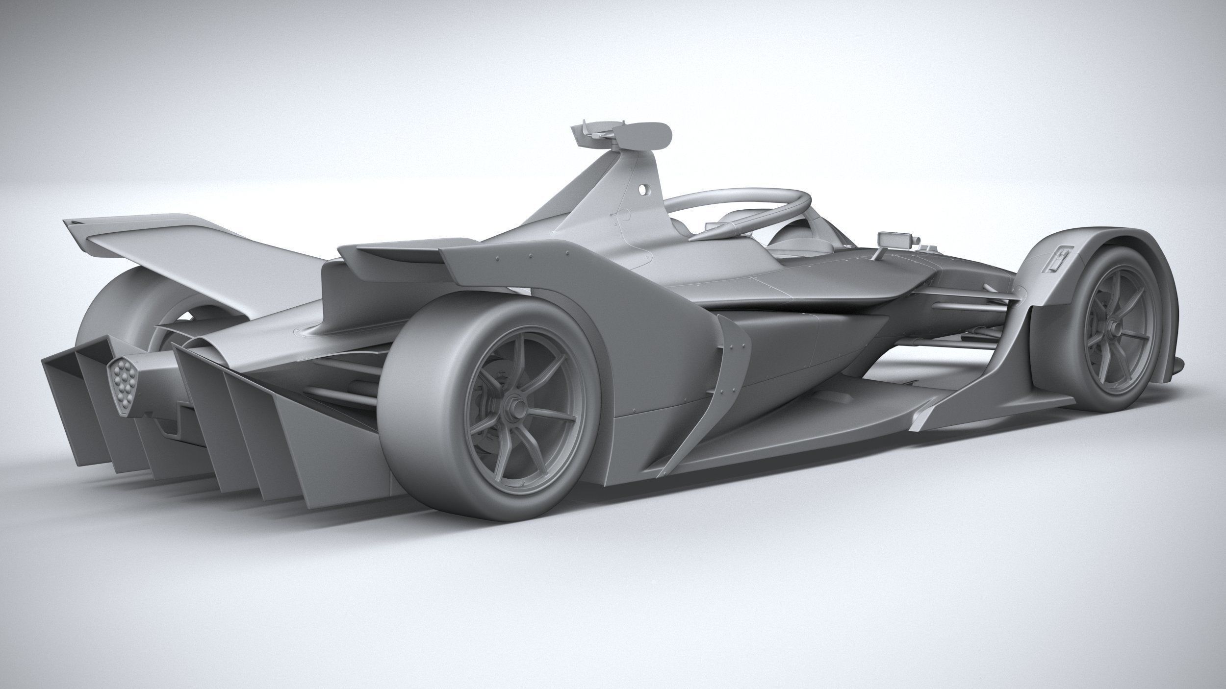 Formula E DS 2021 3D model_25