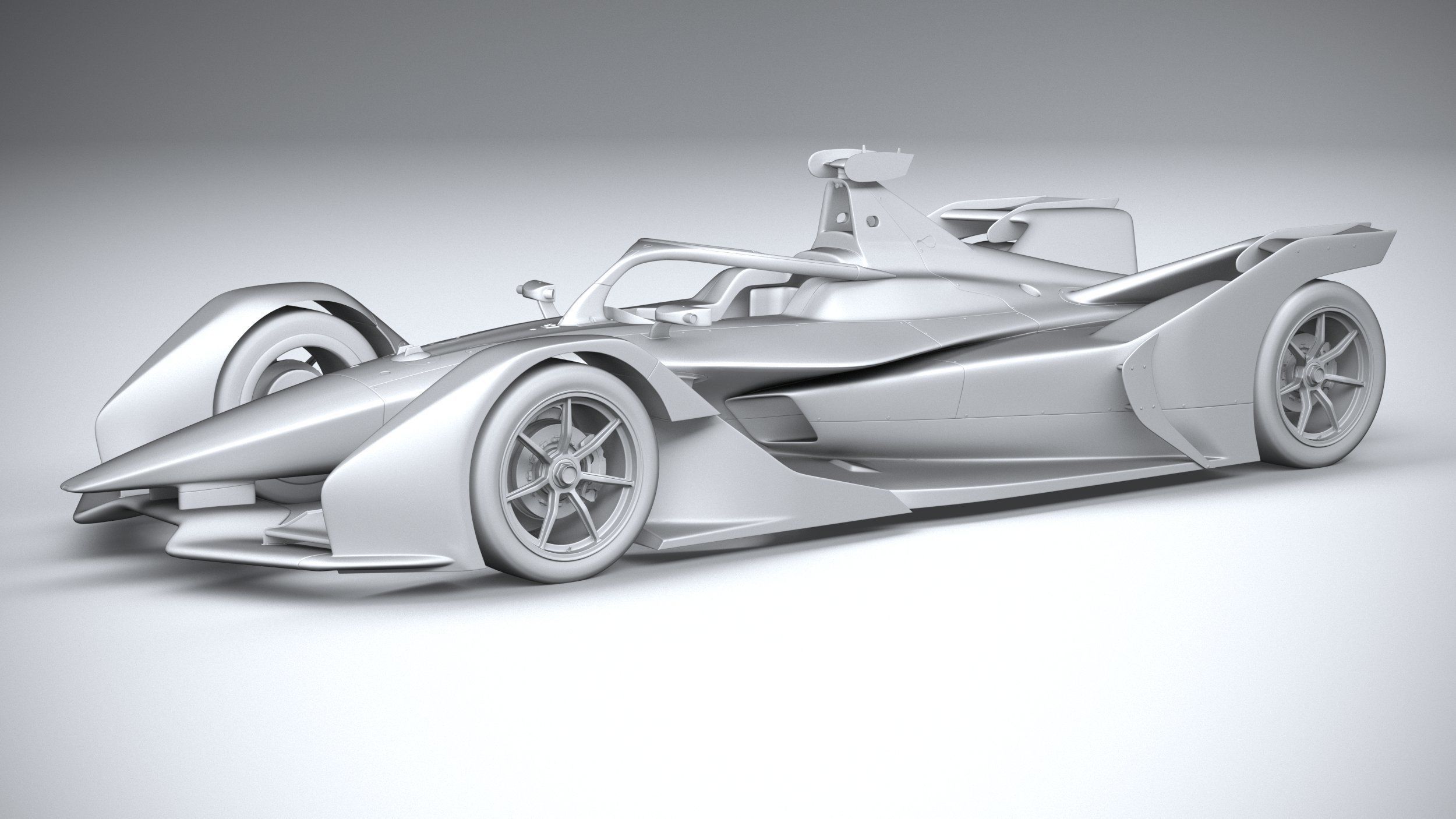 Formula E DS 2021 3D model_19