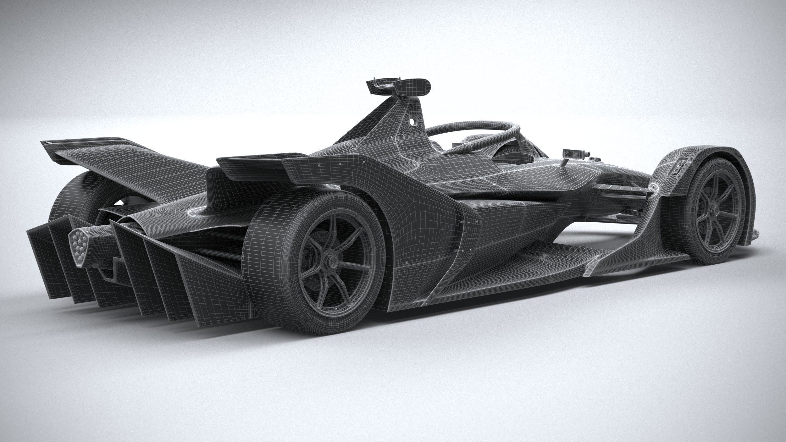 Formula E DS 2021 3D model_27