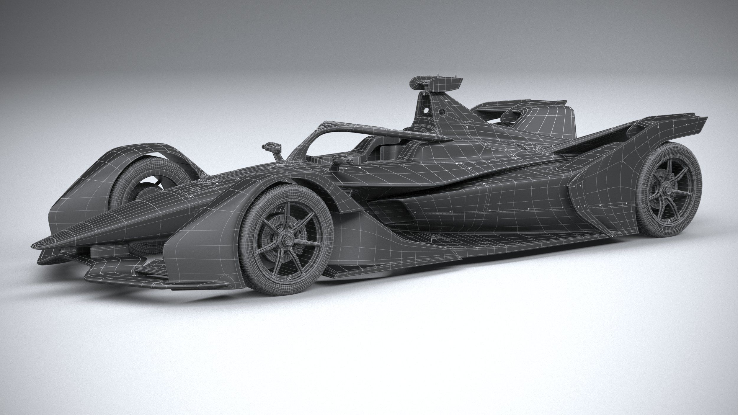 Formula E DS 2021 3D model_28