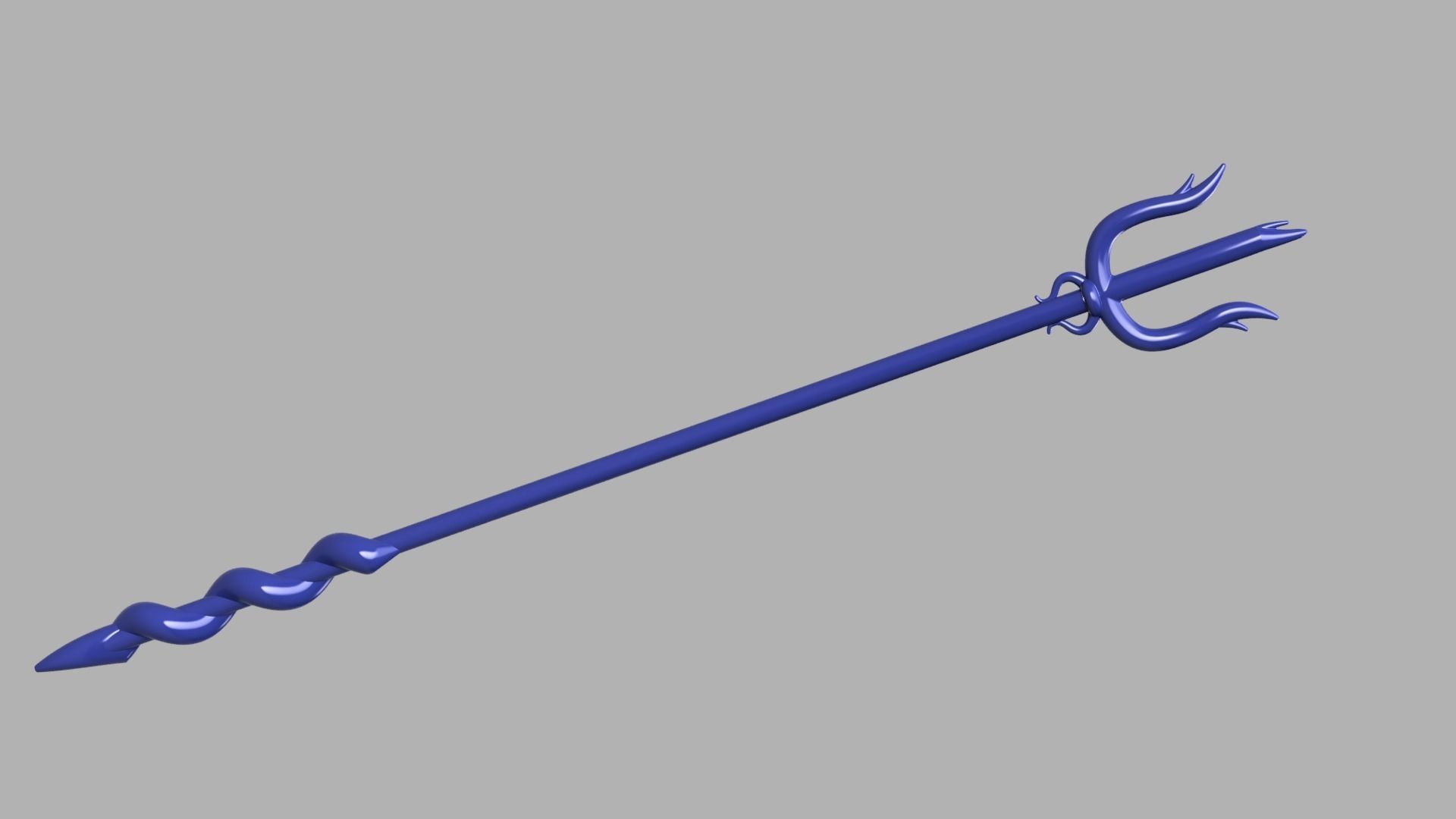 Gawr Gura Trident cosplay 3D print model