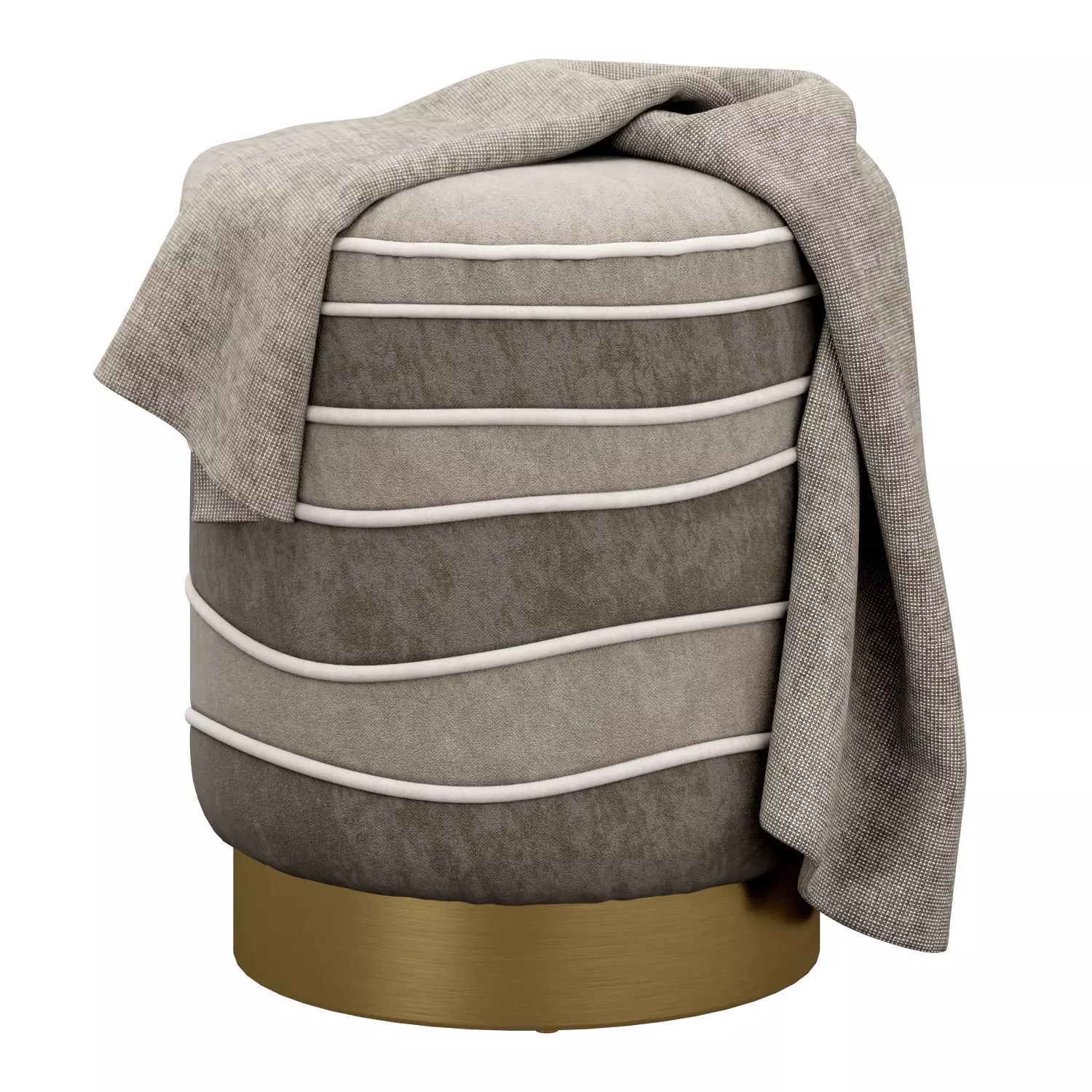 Pouf Charisse by Ottiu 3D model_0