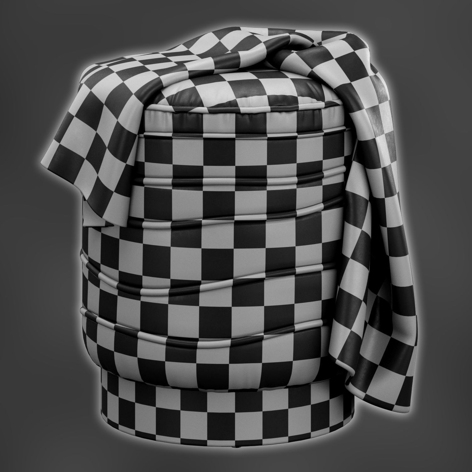 Pouf Charisse by Ottiu 3D model_4