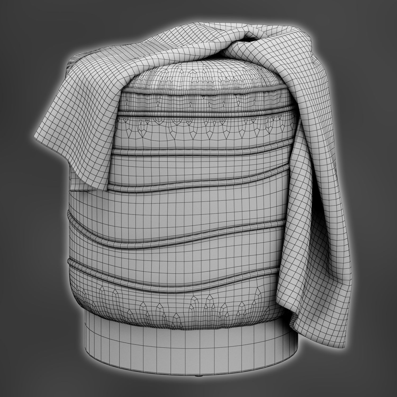 Pouf Charisse by Ottiu 3D model_3