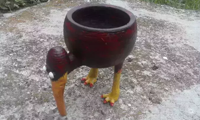 Kiwi Bird planter pot