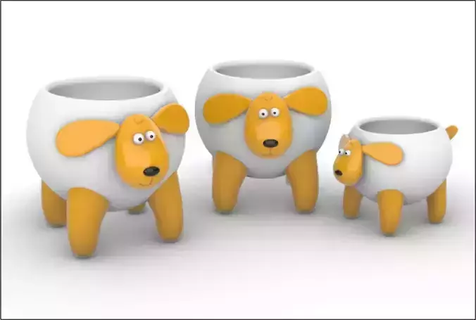 Shoni s Sheep Planter pot