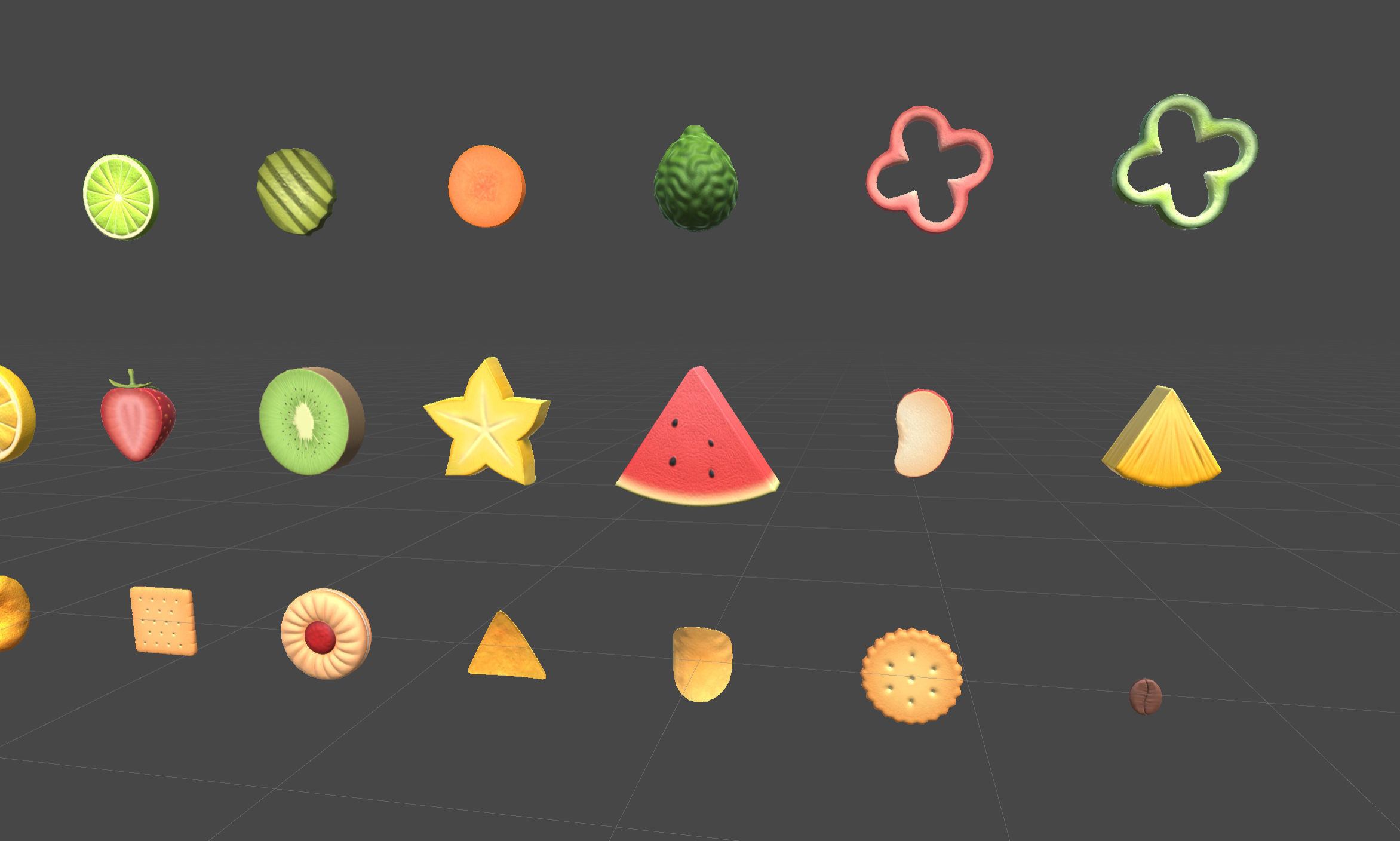 Low Poly Food Pack 4 Low-poly 3D model_9