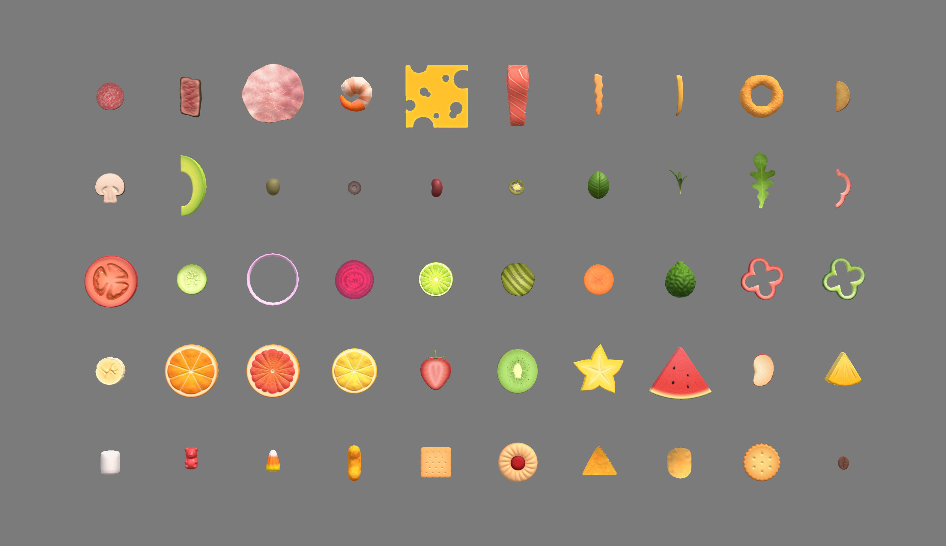 Low Poly Food Pack 4 Low-poly 3D model_3