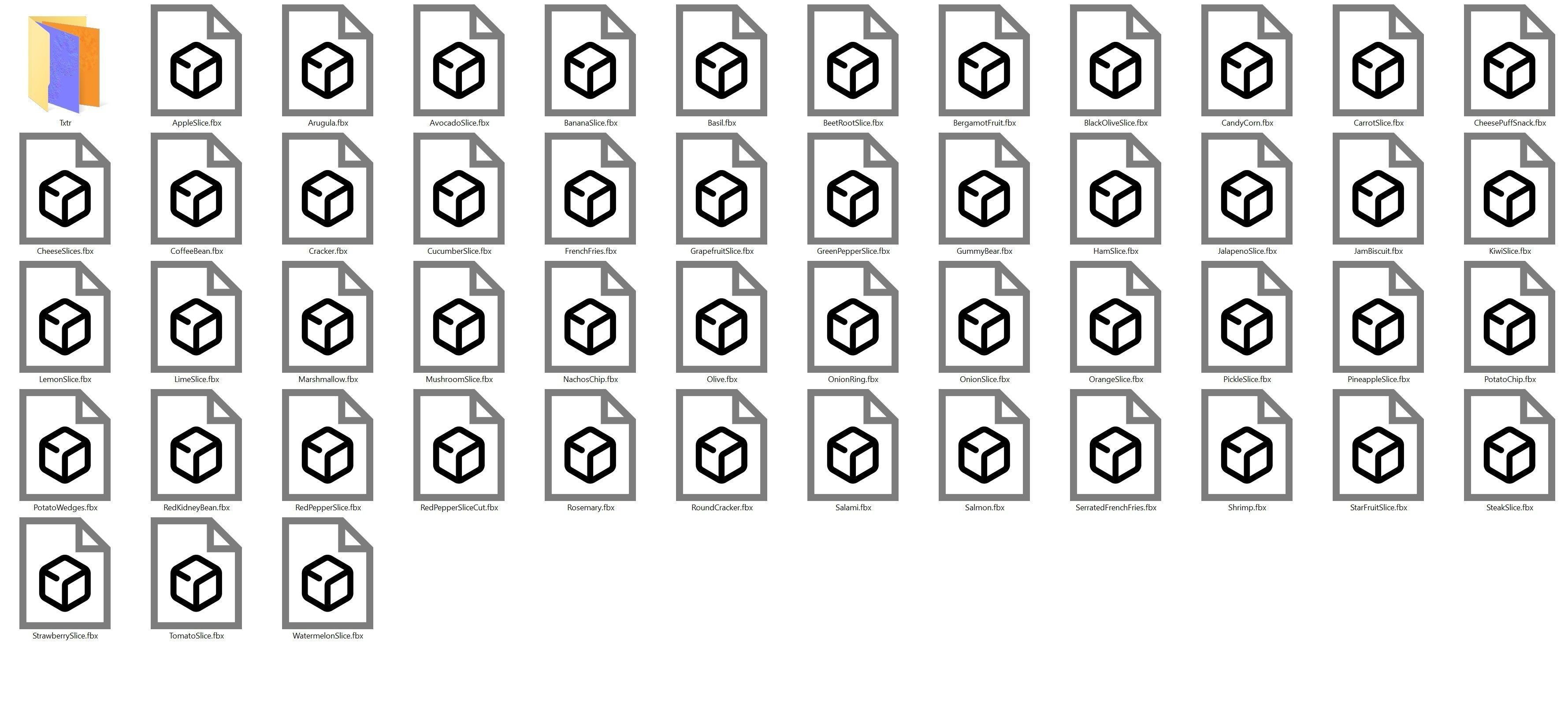 Low Poly Food Pack 4 Low-poly 3D model_12