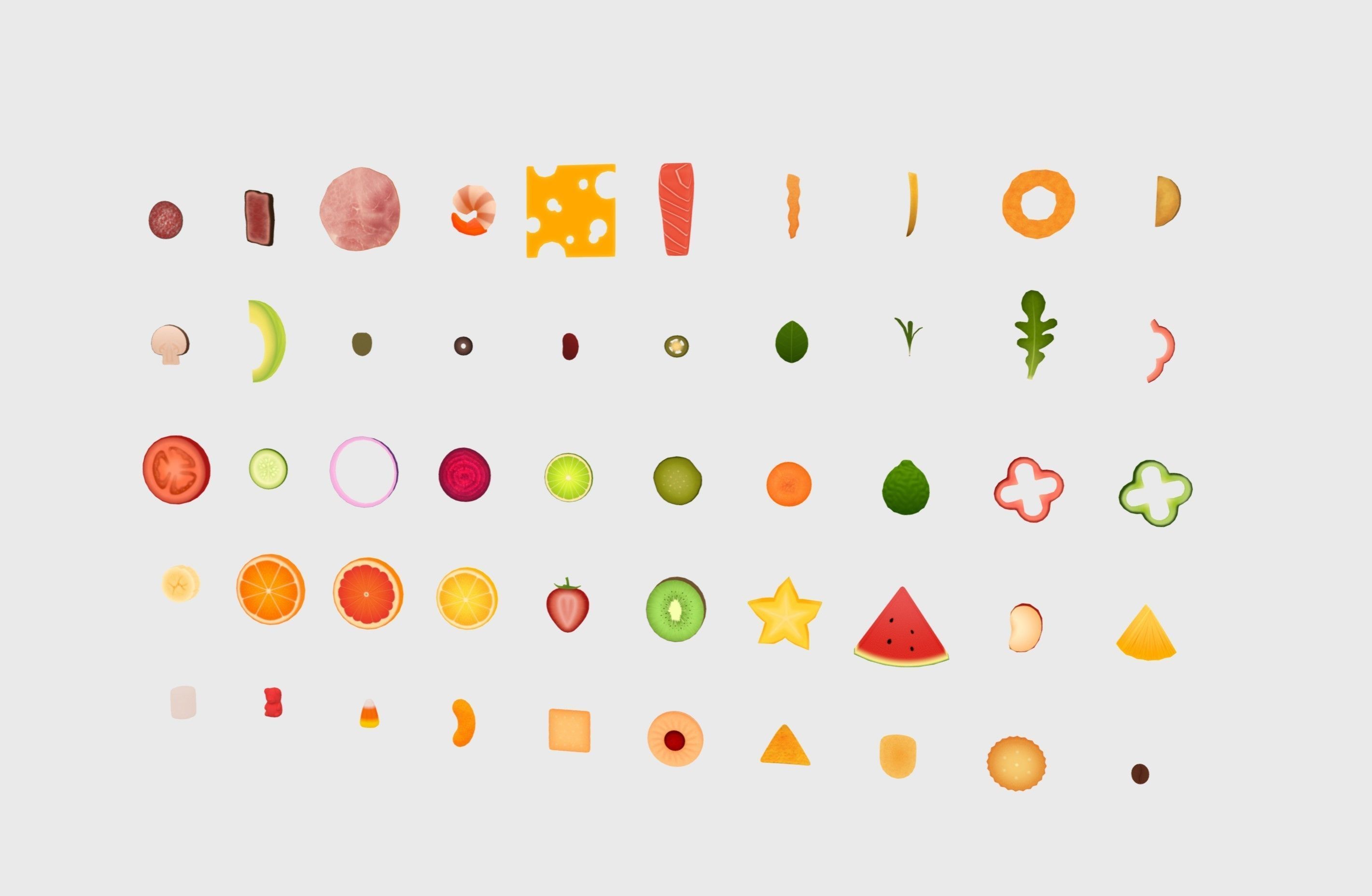 Low Poly Food Pack 4 Low-poly 3D model_15