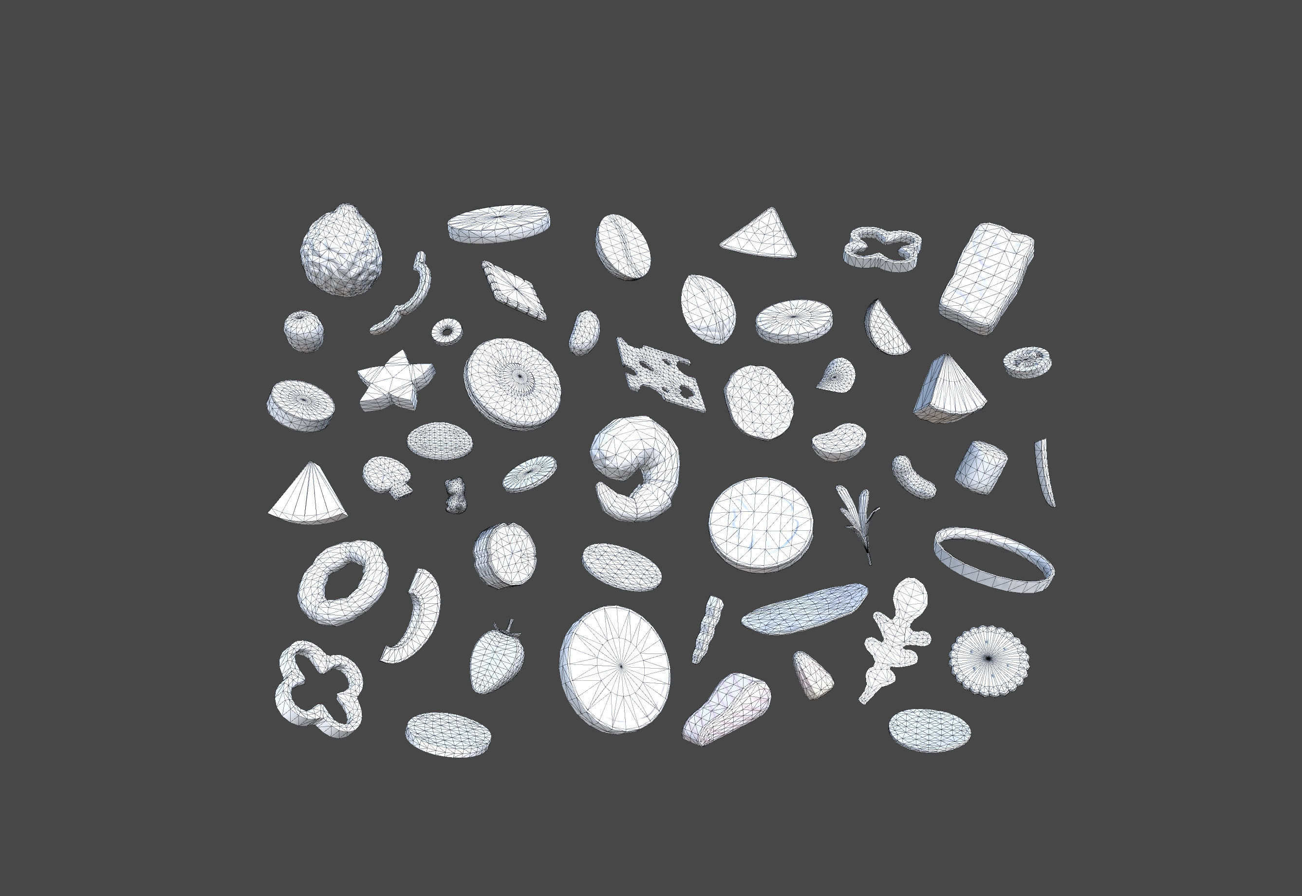 Low Poly Food Pack 4 Low-poly 3D model_11