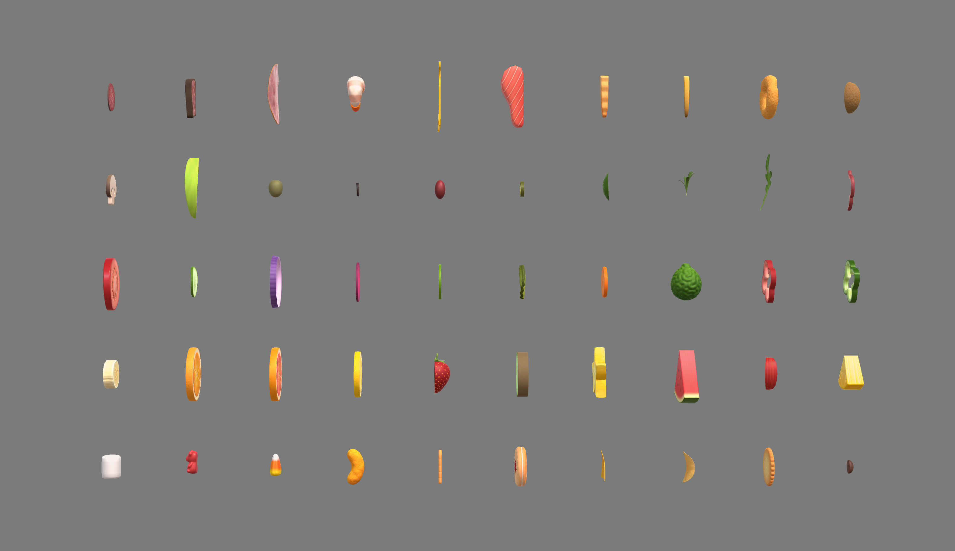 Low Poly Food Pack 4 Low-poly 3D model_5