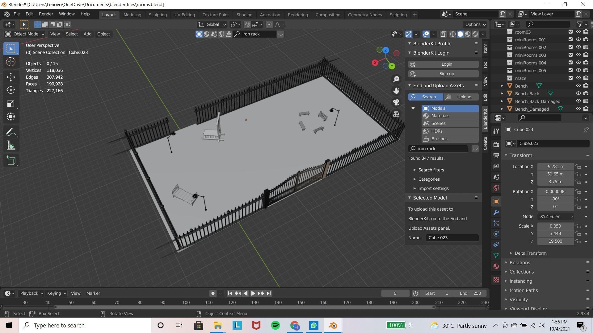 creepy place Free 3D model_2