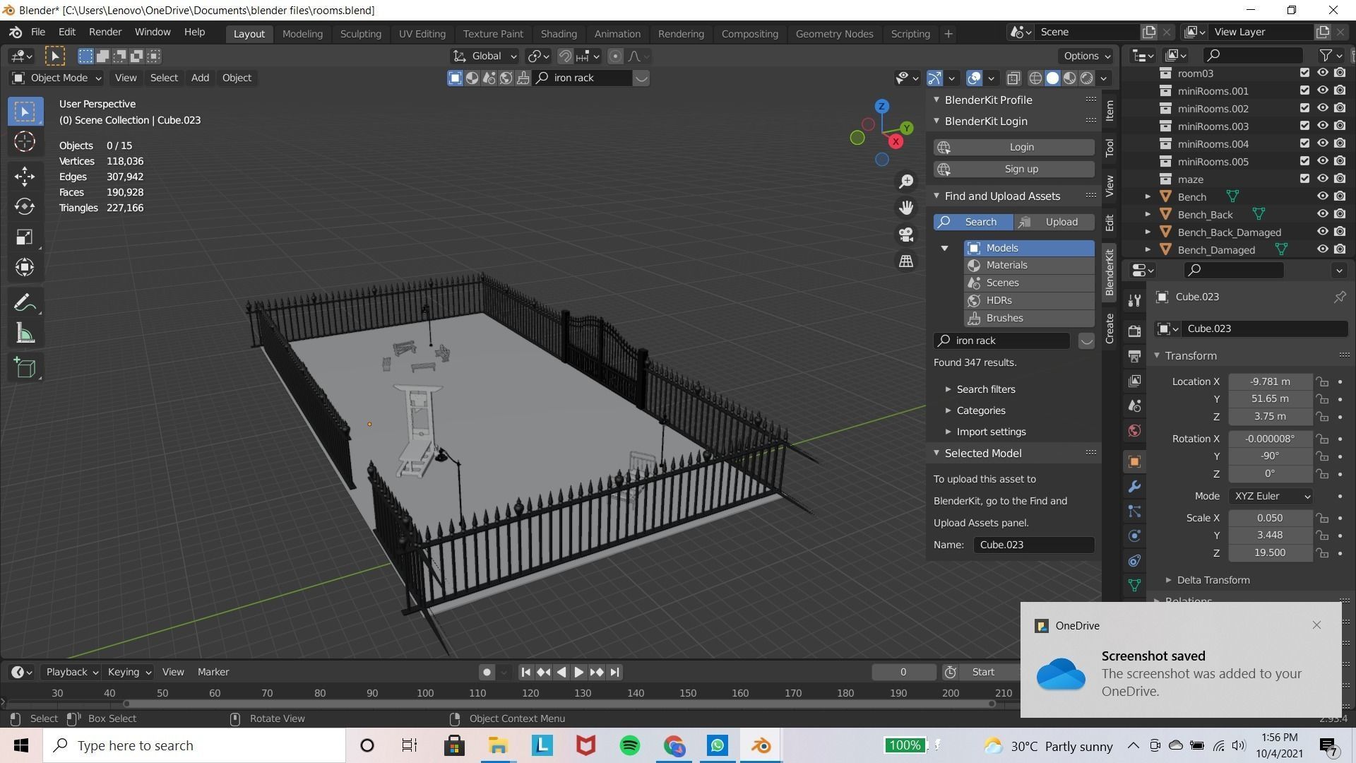 creepy place Free 3D model_4