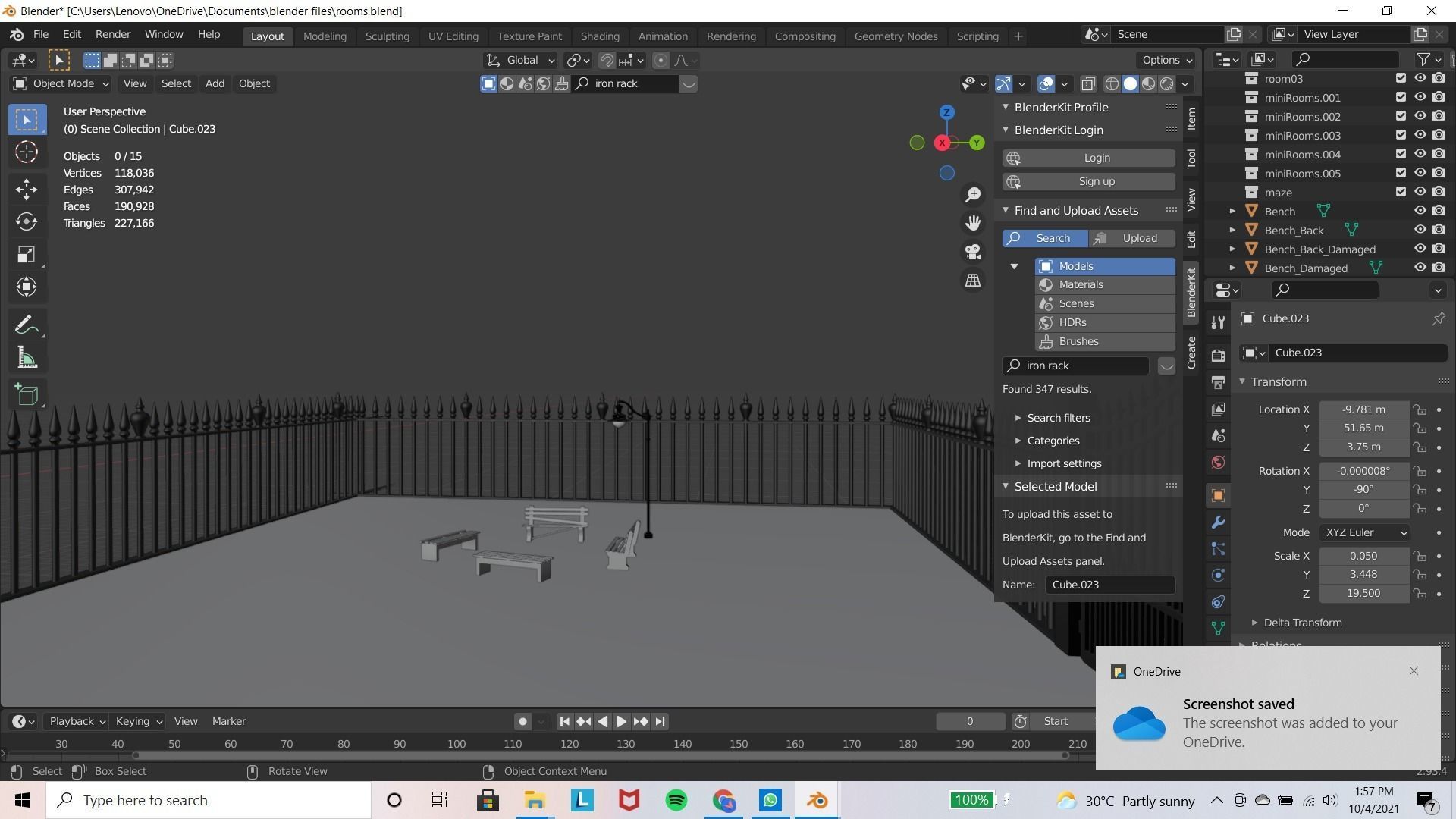 creepy place Free 3D model_1