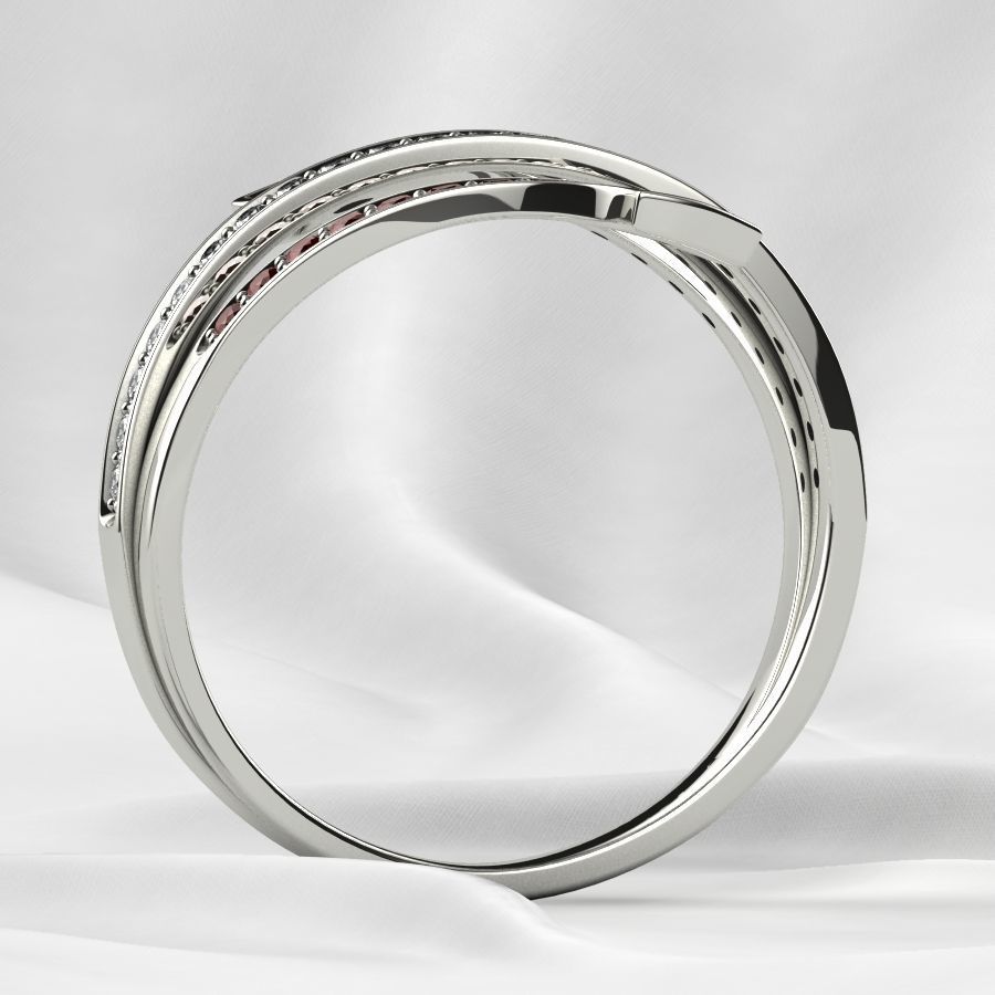 Italy Fashion Gold Ring 3D print model_16