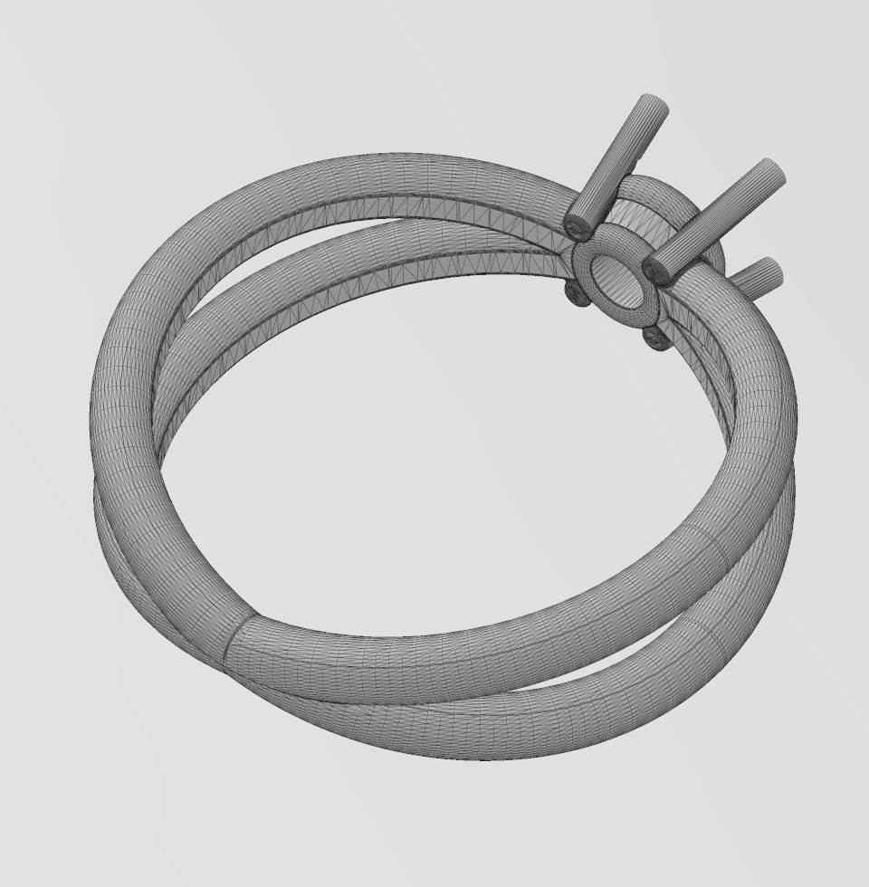 Crossed wire solitaire diamond ring US sizes 5to9 3D print model_15