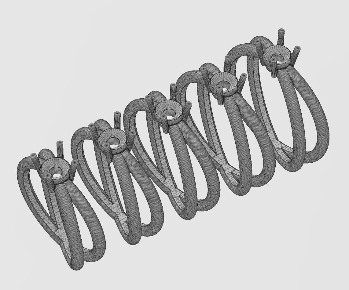 Crossed wire solitaire diamond ring US sizes 5to9 3D print model_13