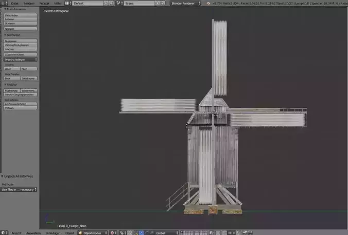 historical german bock windmill