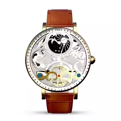 Edinburgh Tourbillon 3D Watch Model