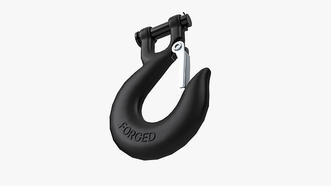 Clevis Hook Low-poly 3D model