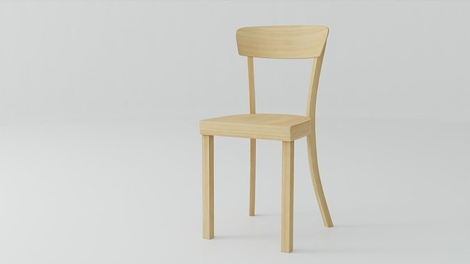 Frankfurter Stuhl Midcentury German Kitchen Chair 3D model