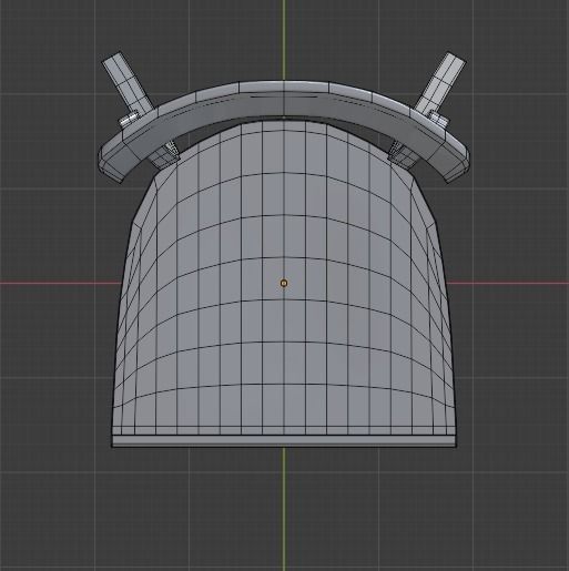 Frankfurter Stuhl Midcentury German Kitchen Chair 3D model_10