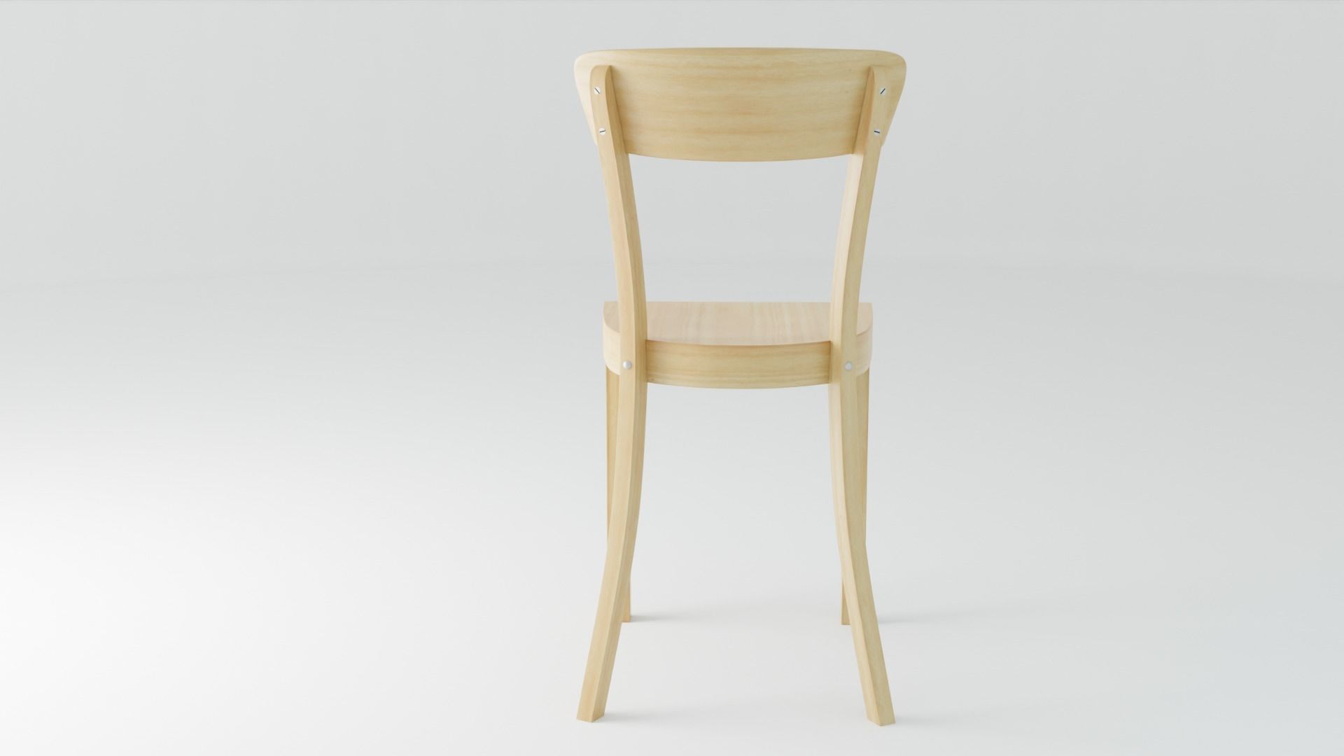 Frankfurter Stuhl Midcentury German Kitchen Chair 3D model_3