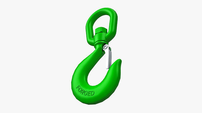 Swivel Hook Low-poly 3D model