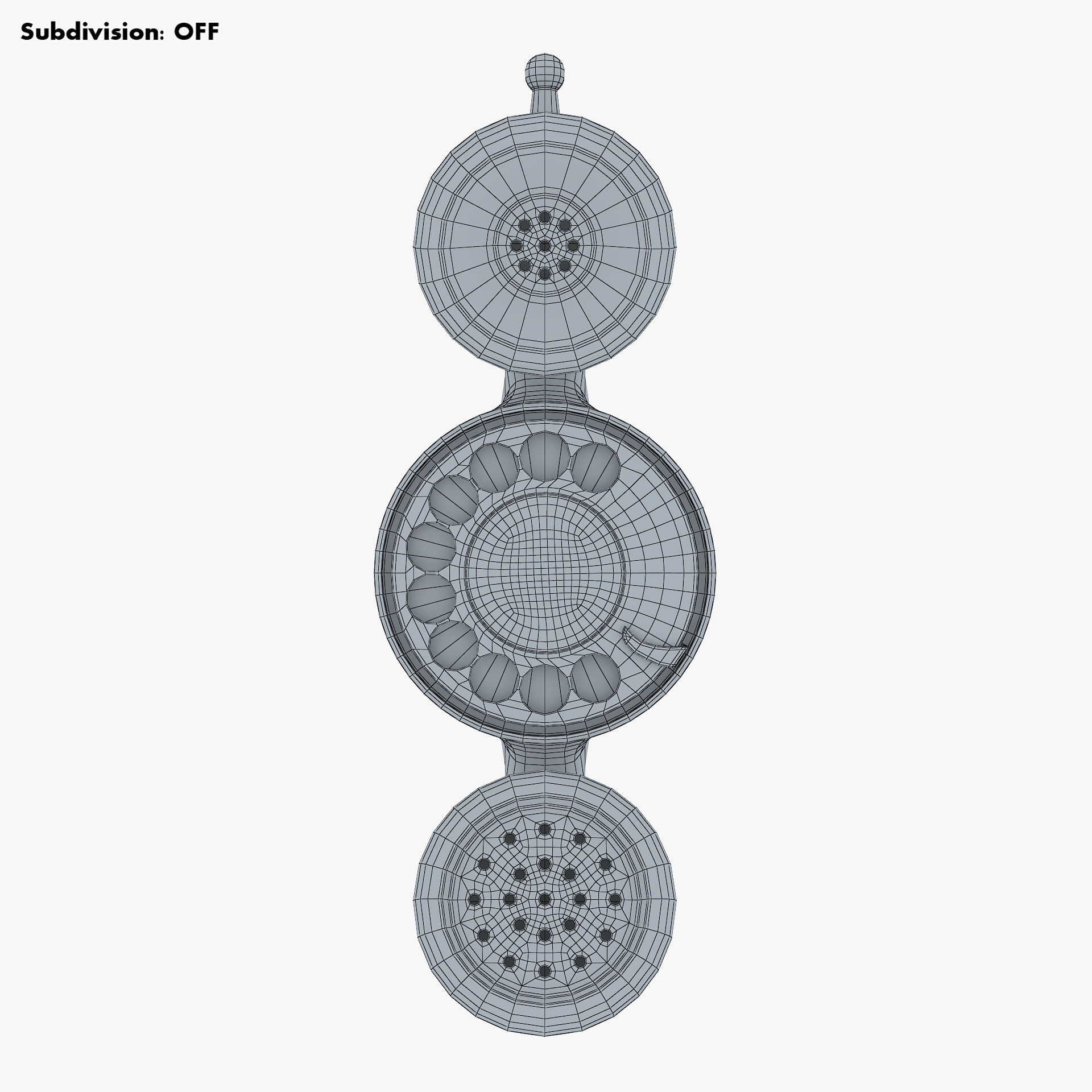 Funny Rotary Mobile Phone v 1 3D model_17