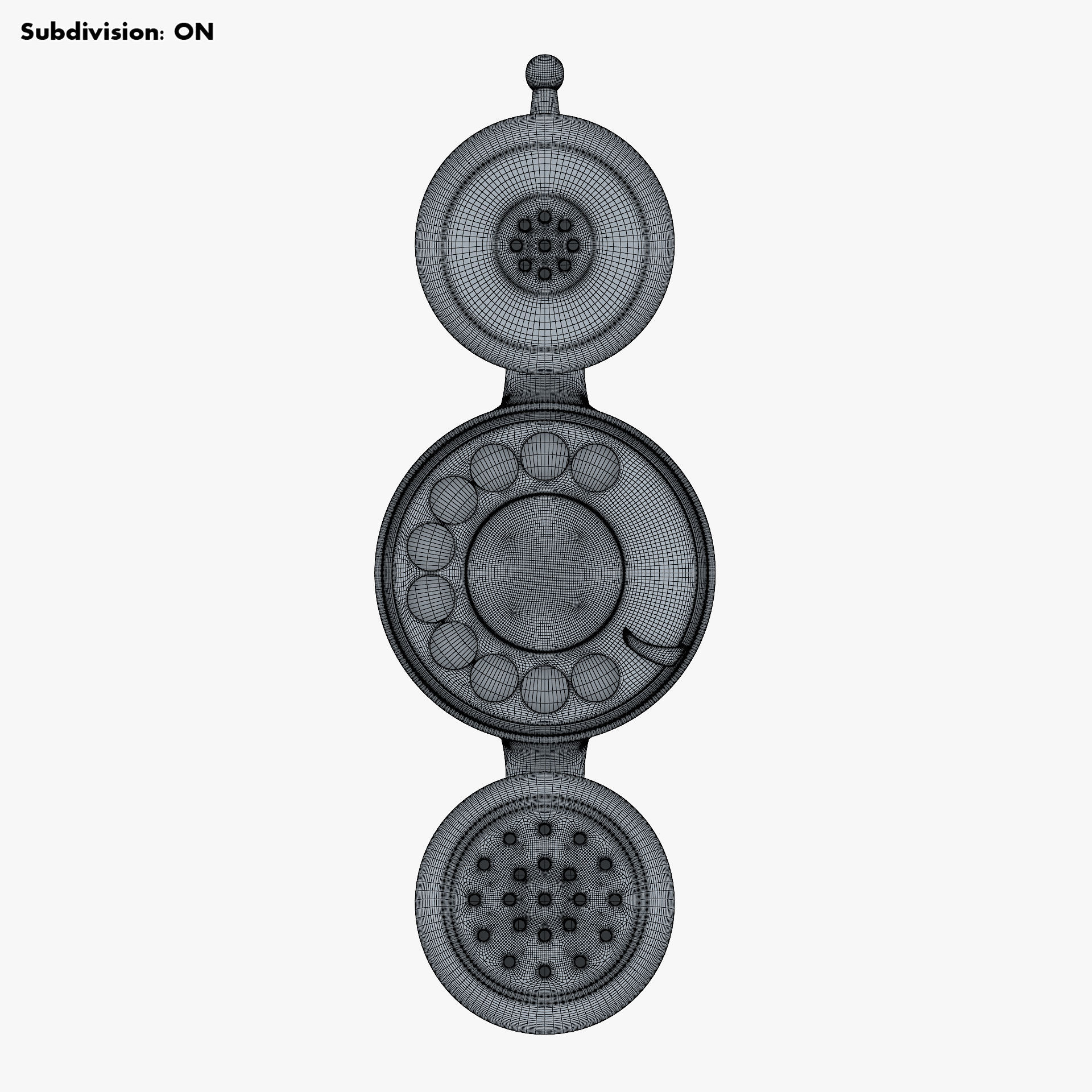 Funny Rotary Mobile Phone v 1 3D model_16