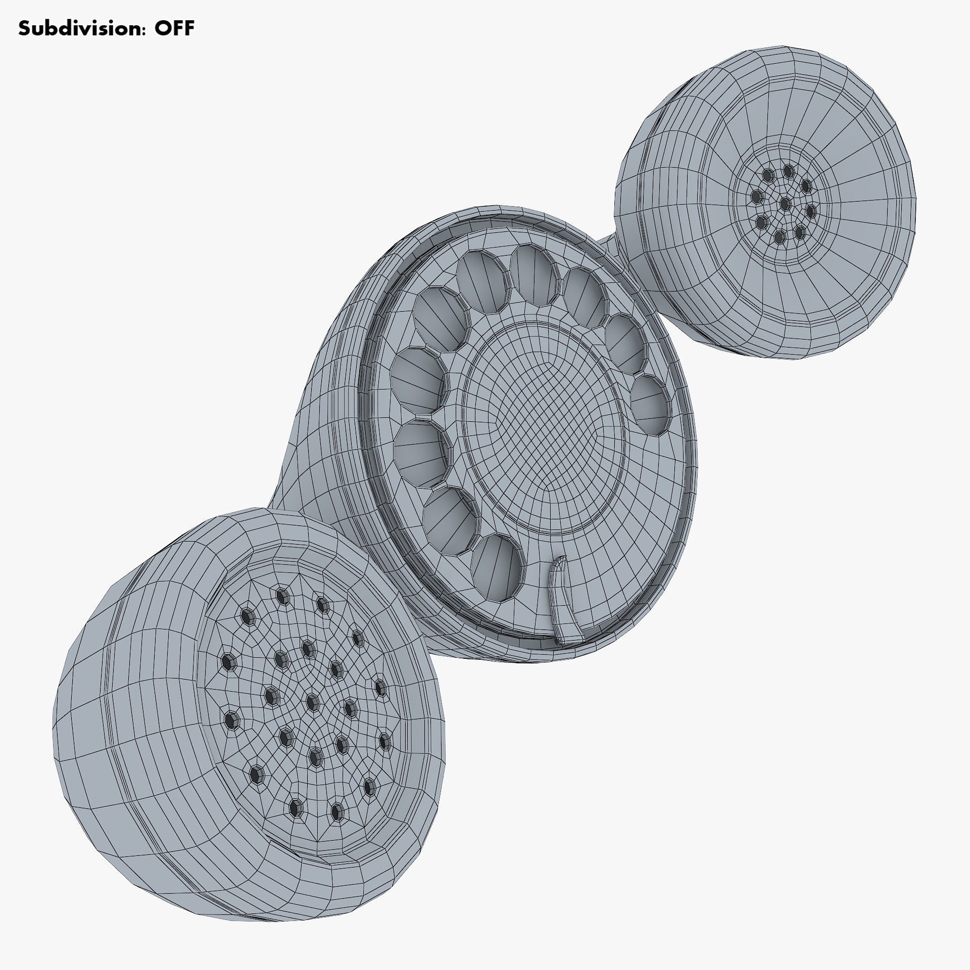 Funny Rotary Mobile Phone v 1 3D model_27
