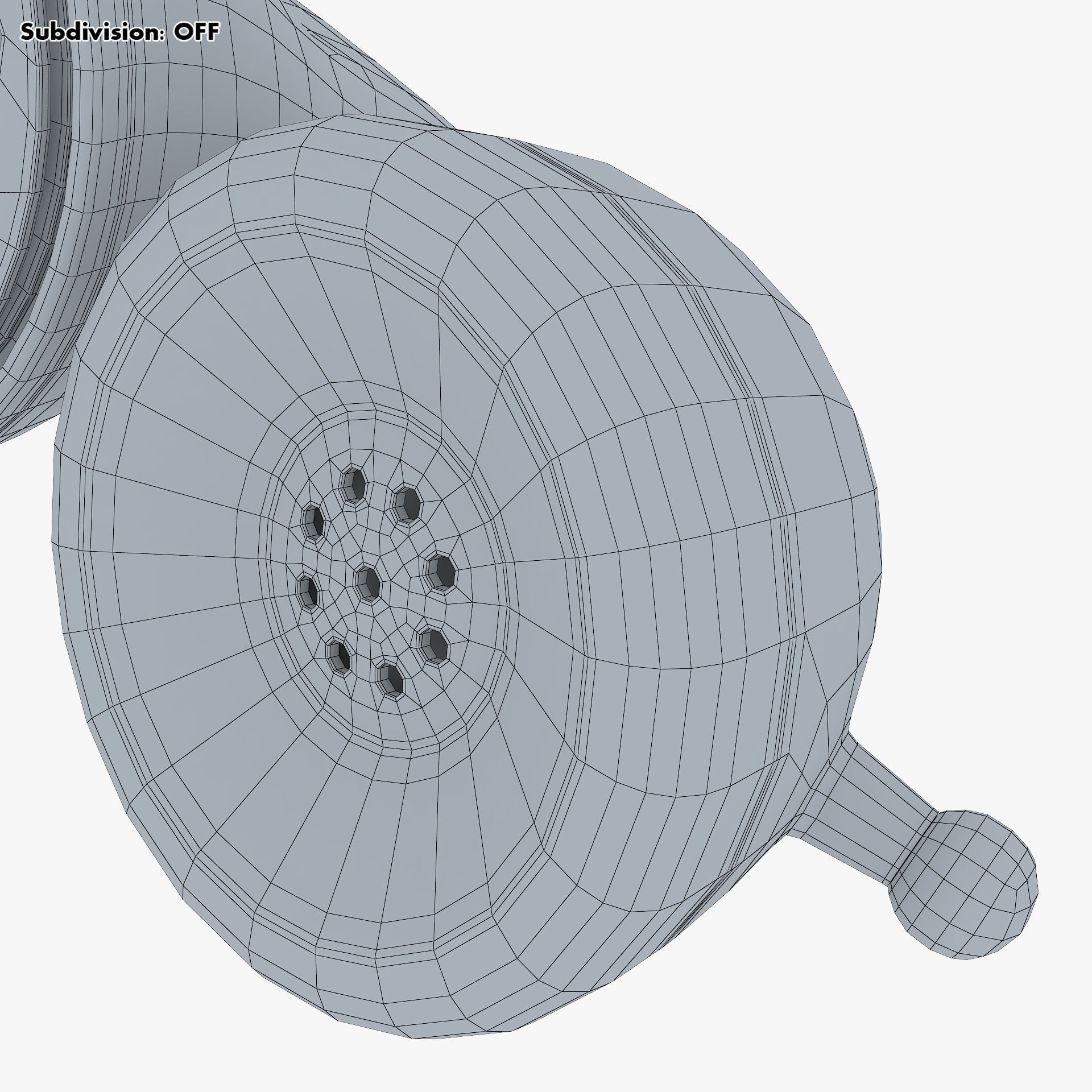 Funny Rotary Mobile Phone v 1 3D model_33