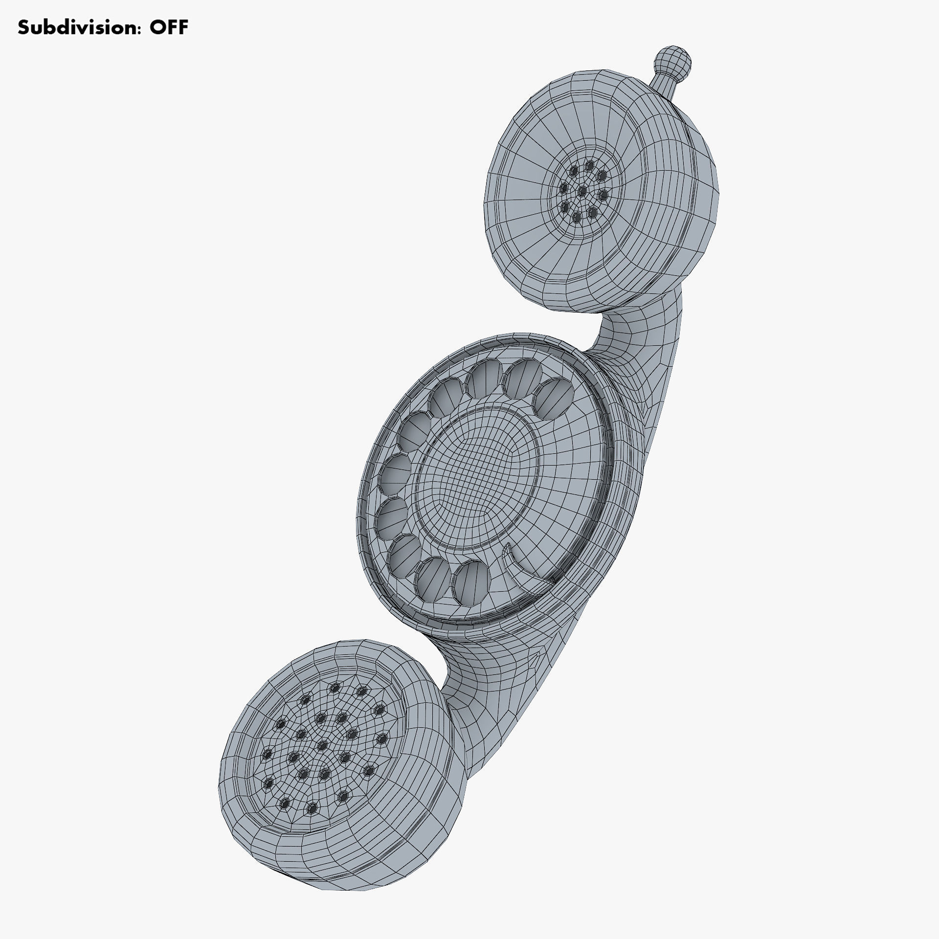 Funny Rotary Mobile Phone v 1 3D model_13