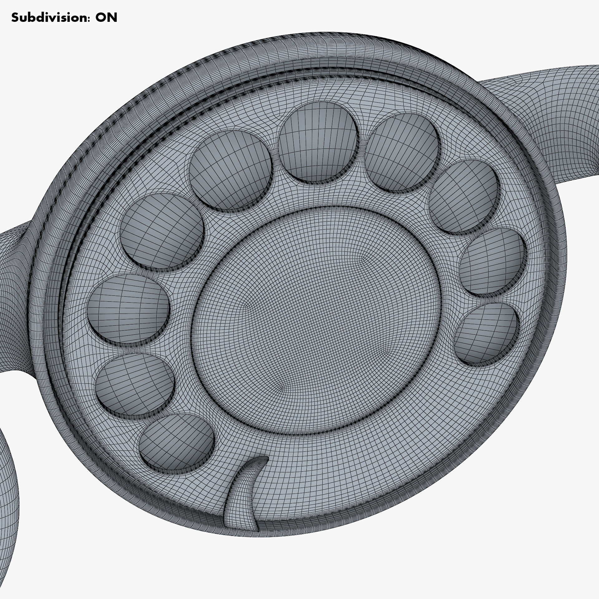 Funny Rotary Mobile Phone v 1 3D model_34