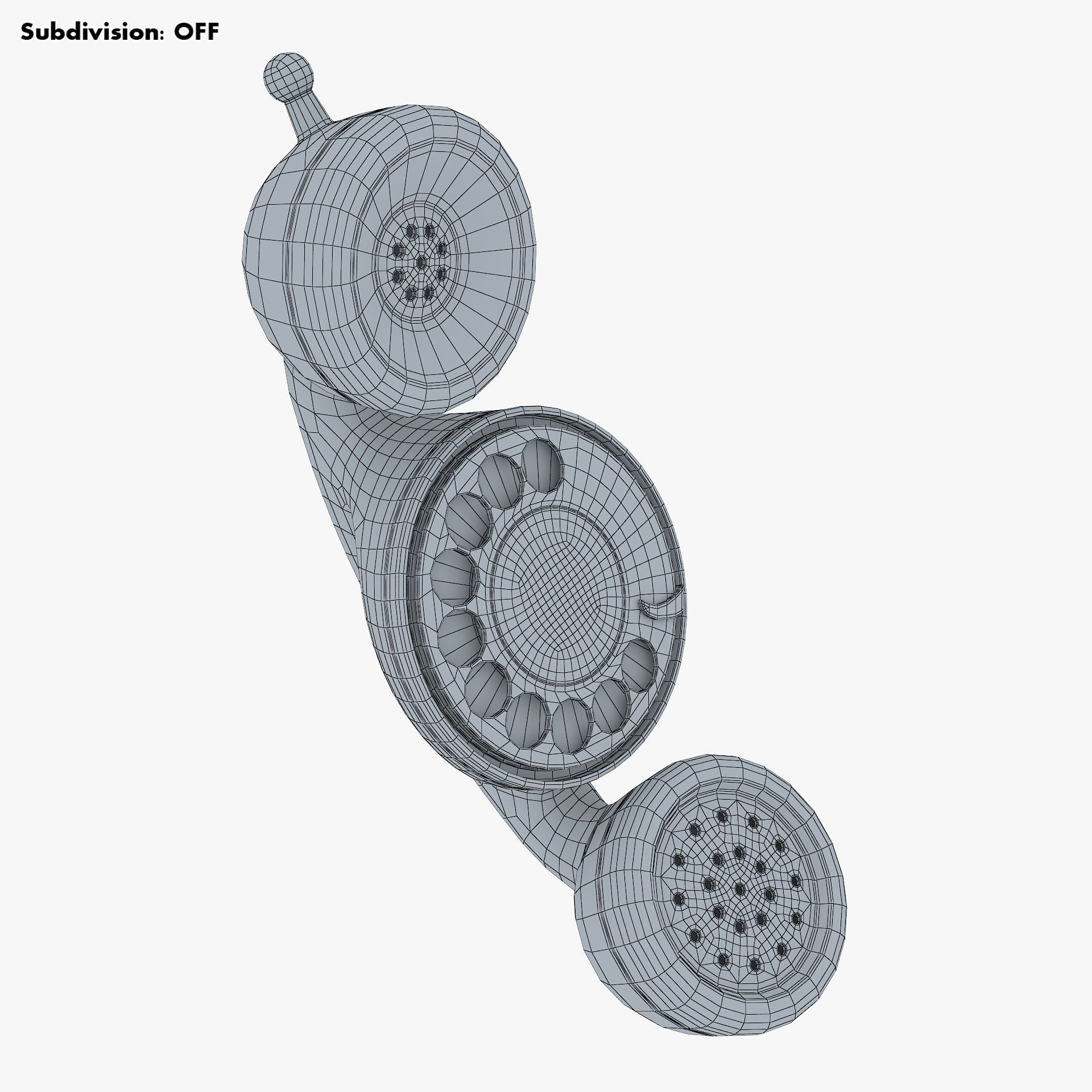 Funny Rotary Mobile Phone v 1 3D model_19