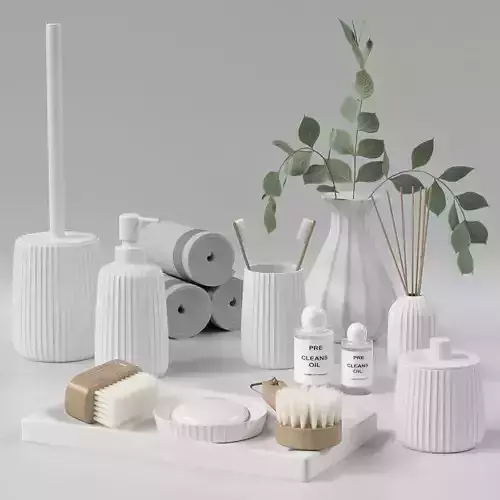 Bathroom accessories06 3D model