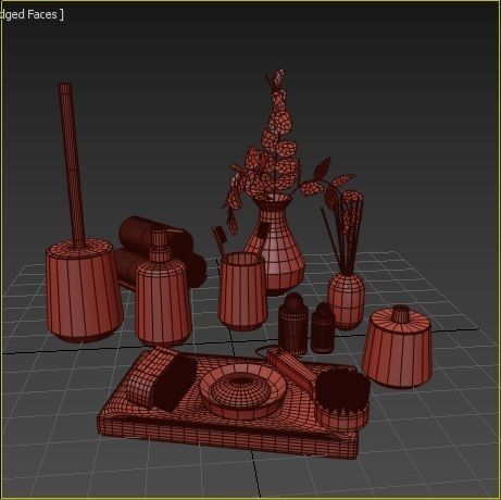 Bathroom accessories06 3D model_5