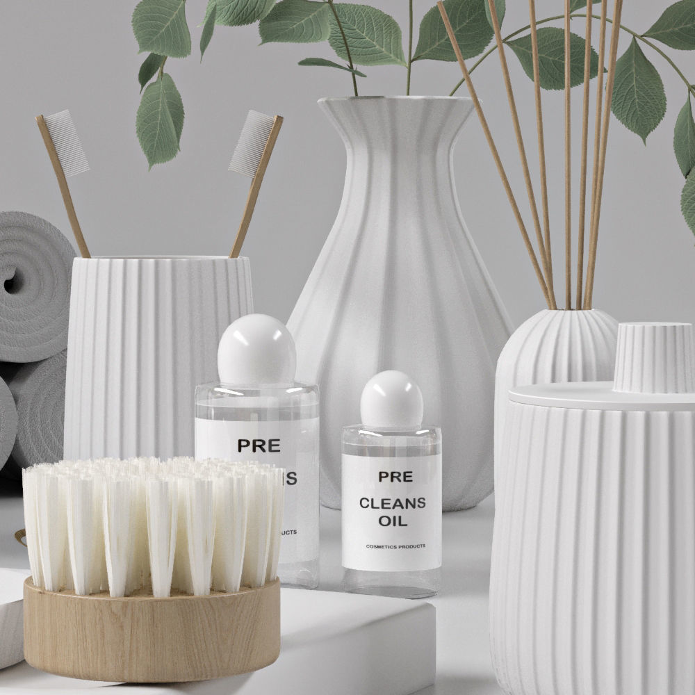 Bathroom accessories06 3D model_1