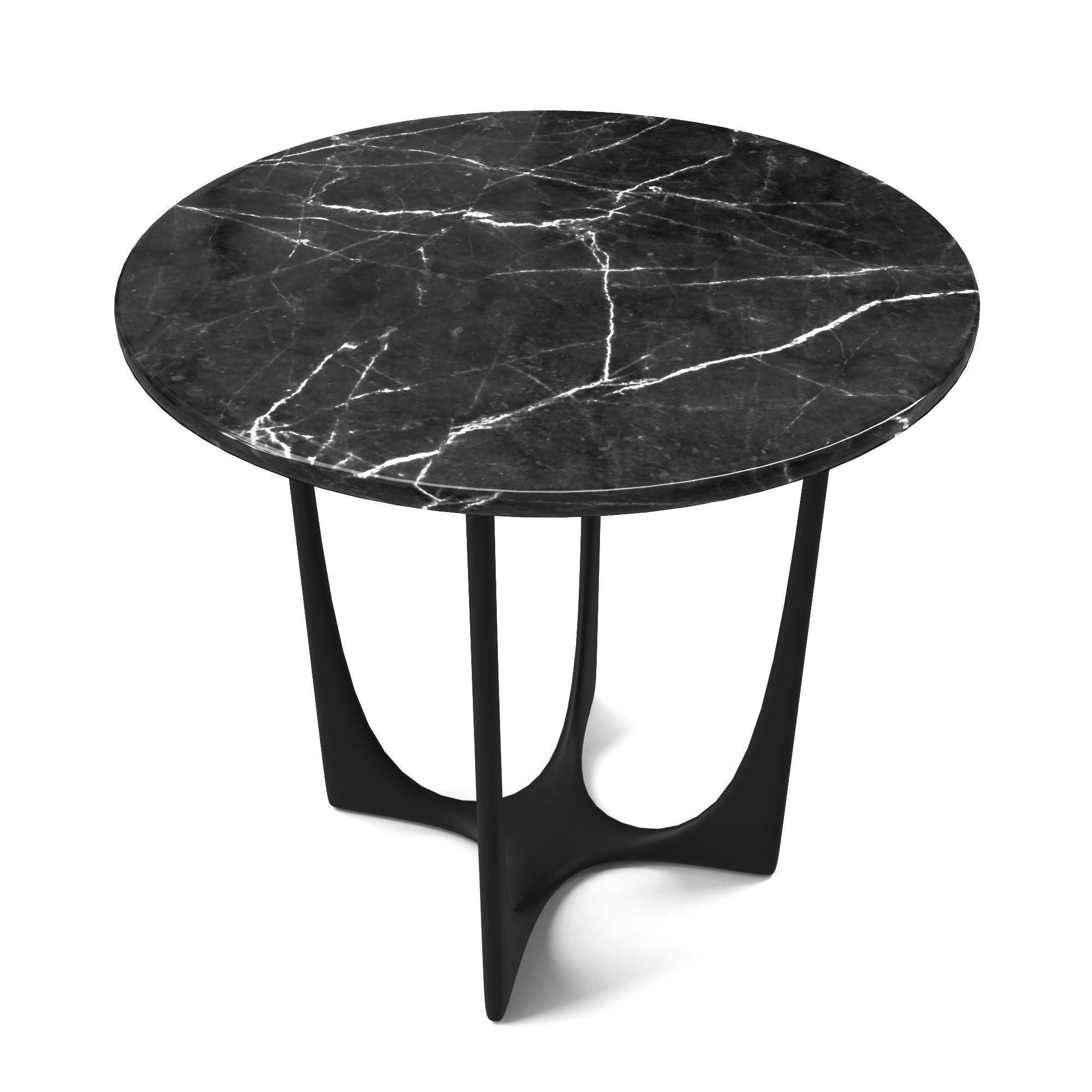 Table marble side Low-poly 3D model_22