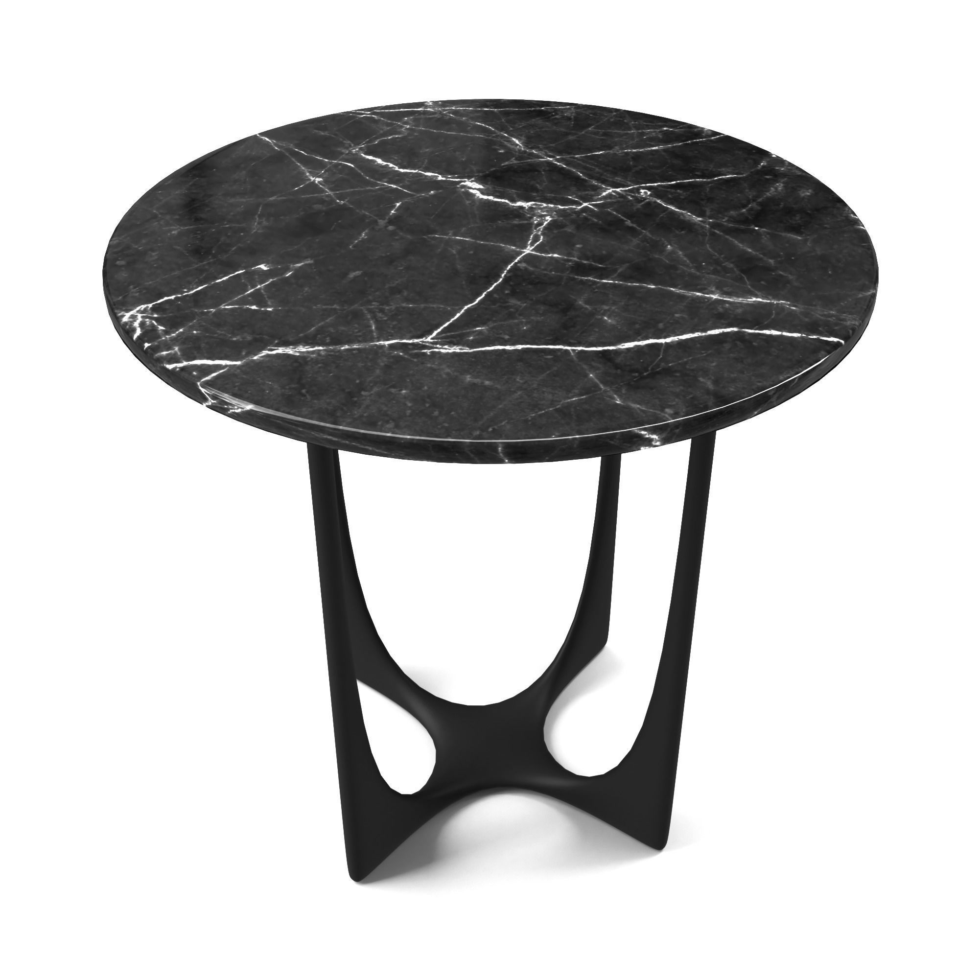 Table marble side Low-poly 3D model_20