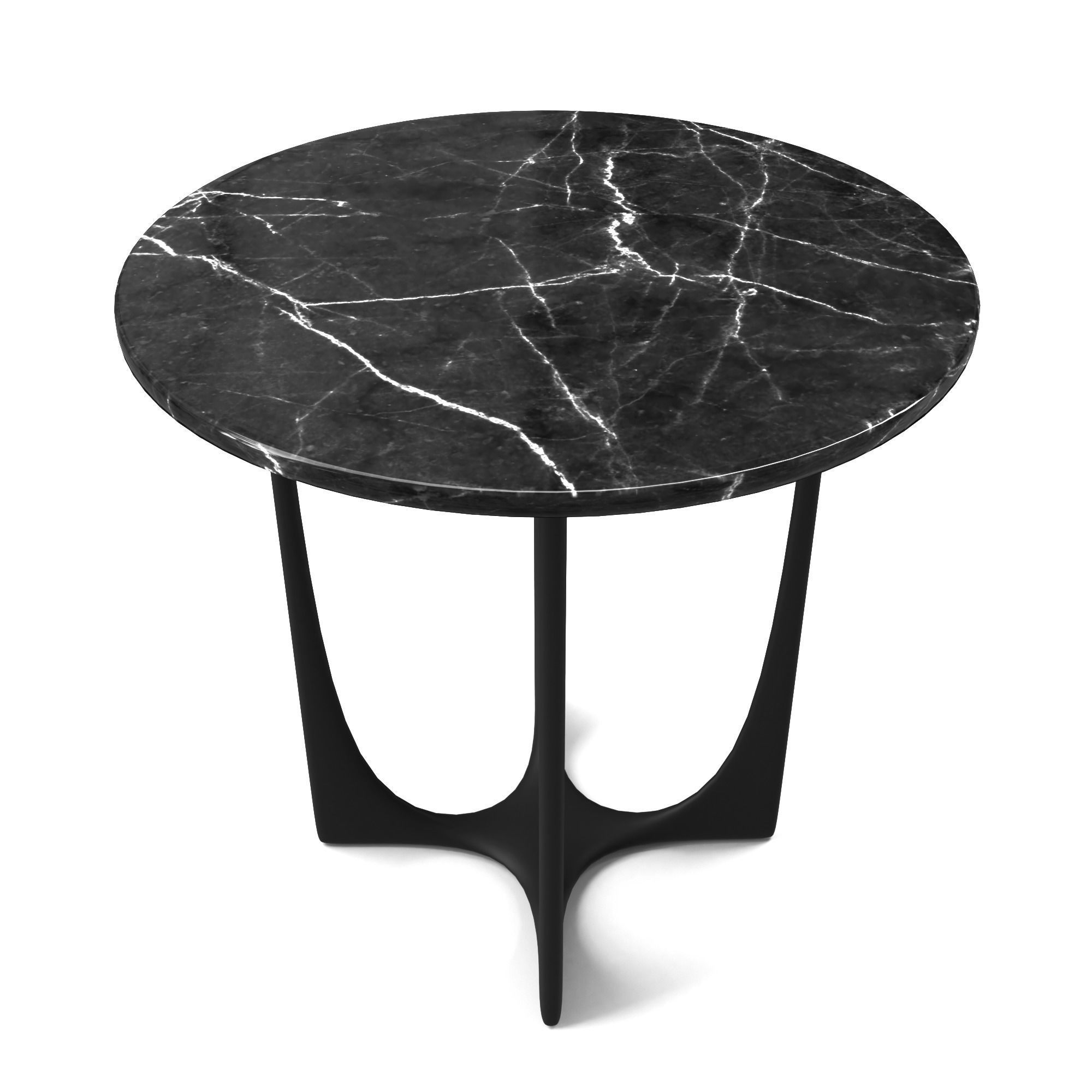 Table marble side Low-poly 3D model_24