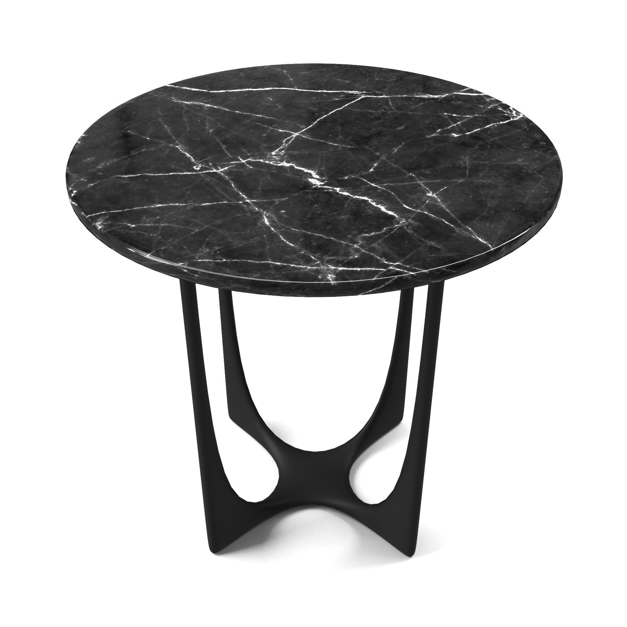 Table marble side Low-poly 3D model_18