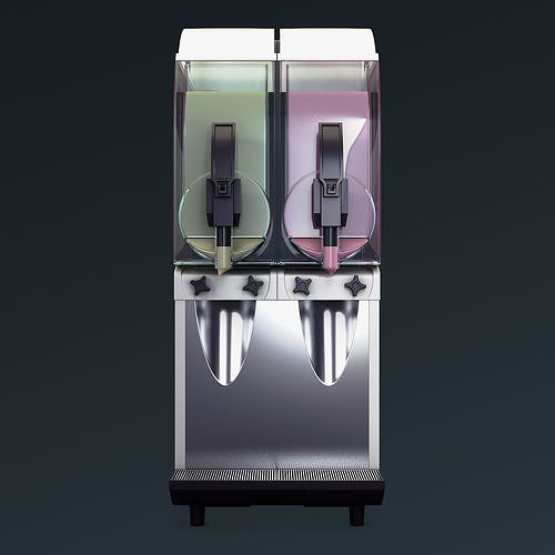 Ice Cream Dispenser v 2 3D model 6