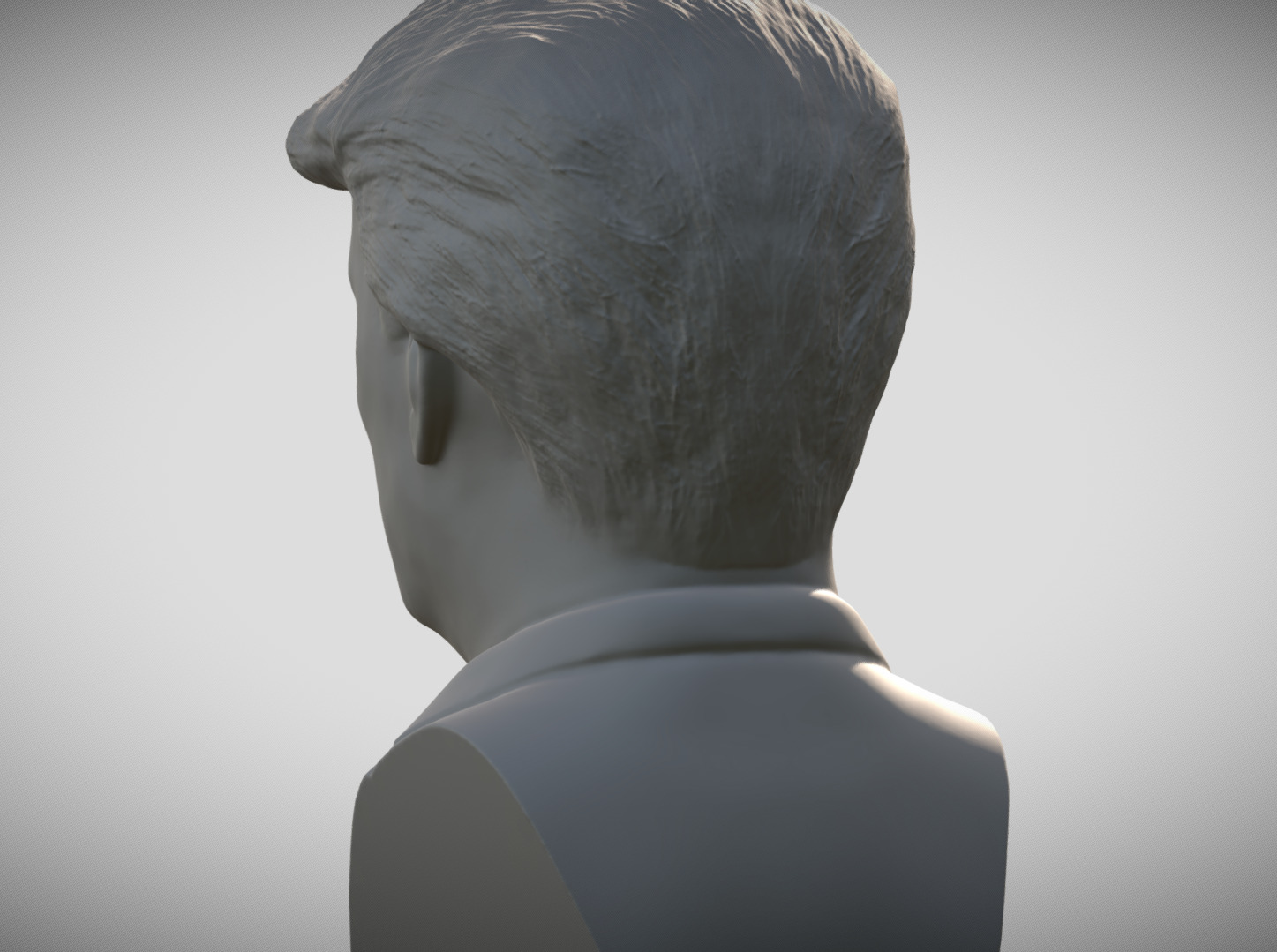 Donald Trump bust for 3D printing 3D print model_5